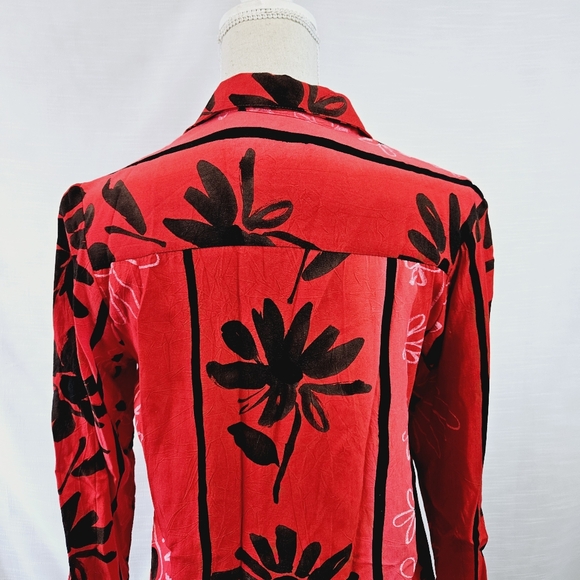 Jams World Vintage 80's Joli Hawaiian Buttondown Shirt size Small - Picture 8 of 11